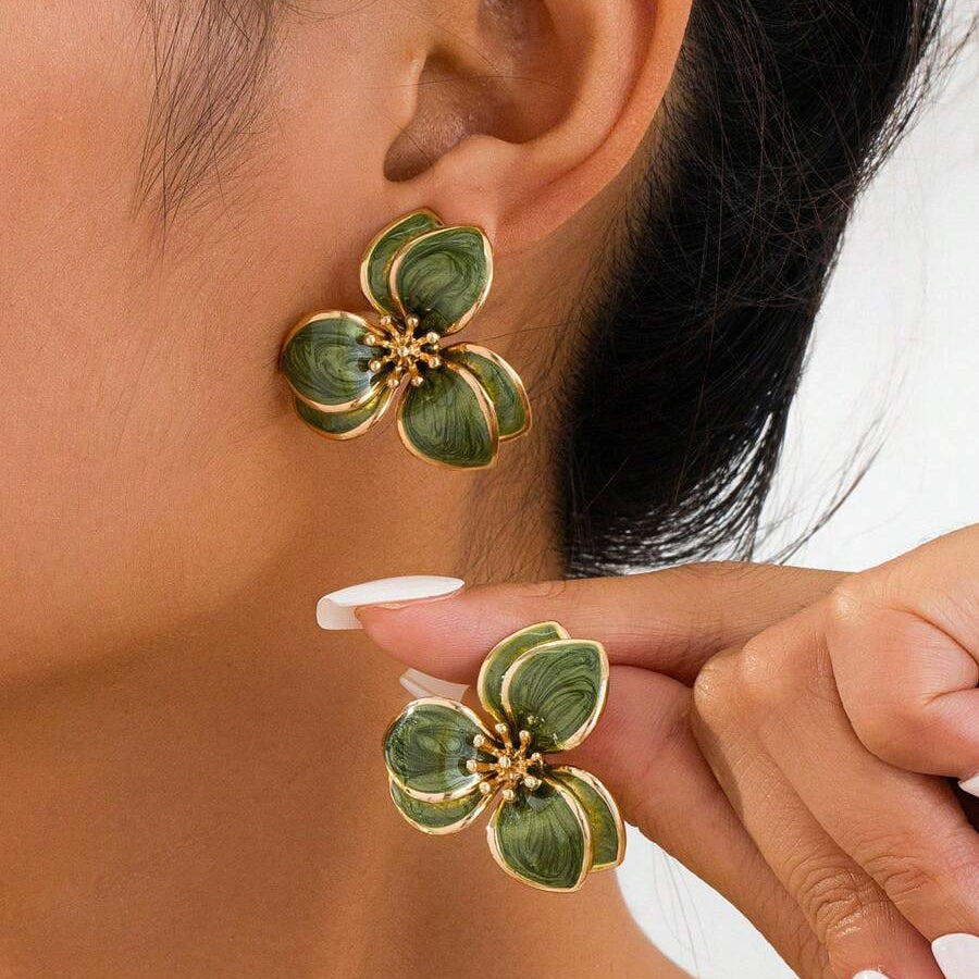 Elegant Lotus Earrings