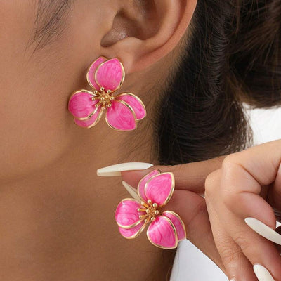 Elegant Lotus Earrings