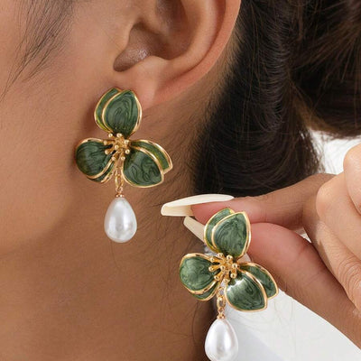 Elegant Lotus Earrings