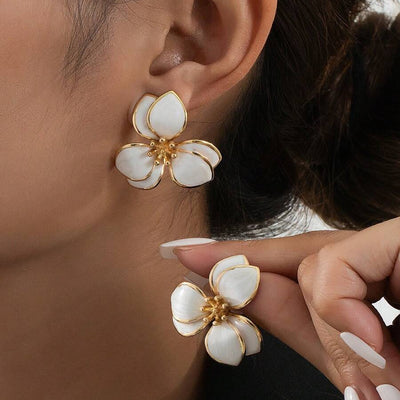 Elegant Lotus Earrings