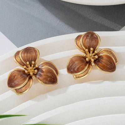 Elegant Lotus Earrings