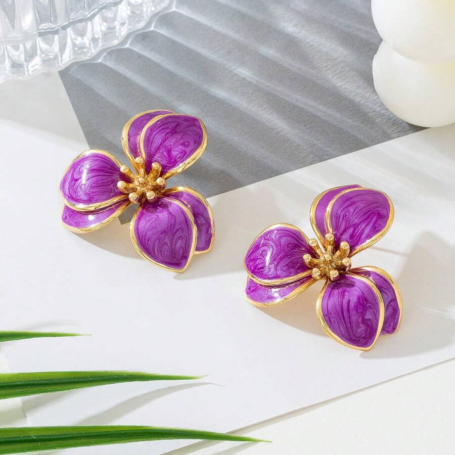 Elegant Lotus Earrings