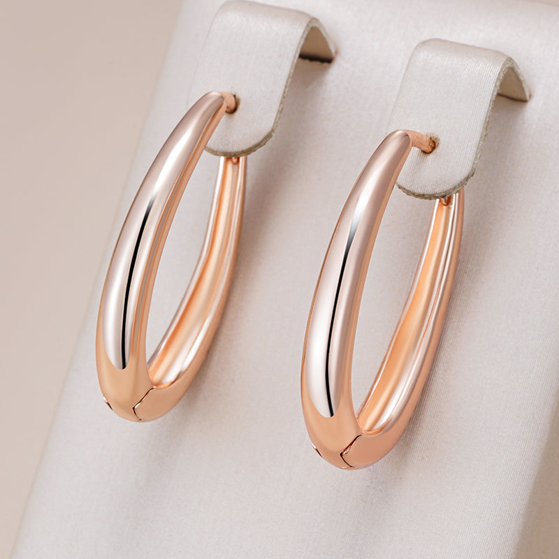 Elegant Gold Hoop Earrings