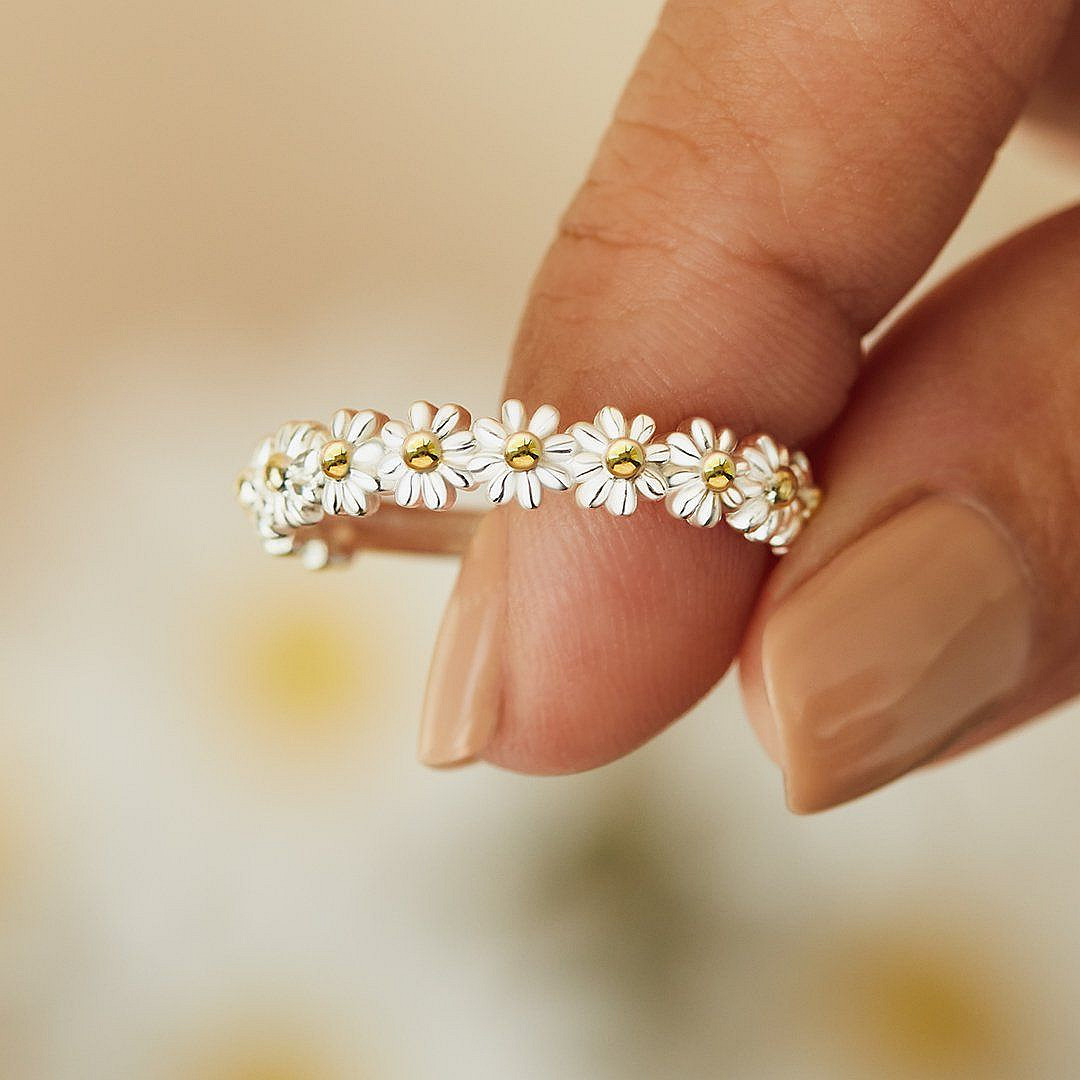 Mini Daisy Flower Ring