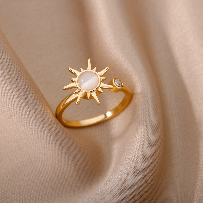 Gold Sun Ring